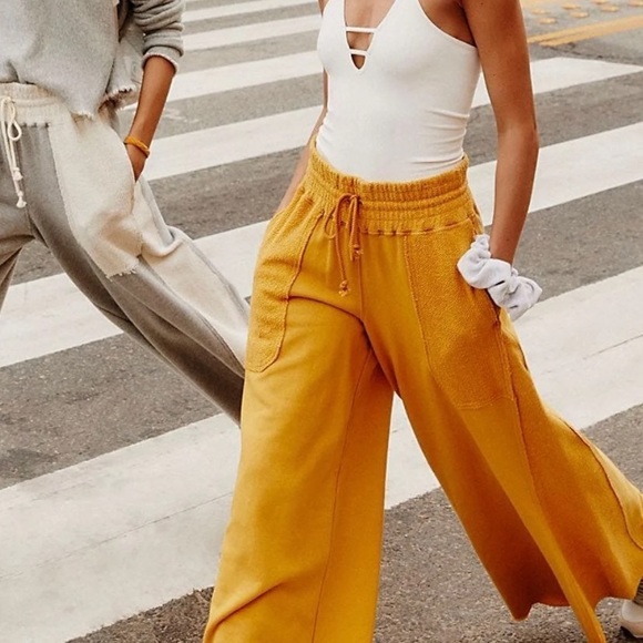 NWT Free People Movement Upbeat Wide Leg Pants XS - Picture 2 of 7